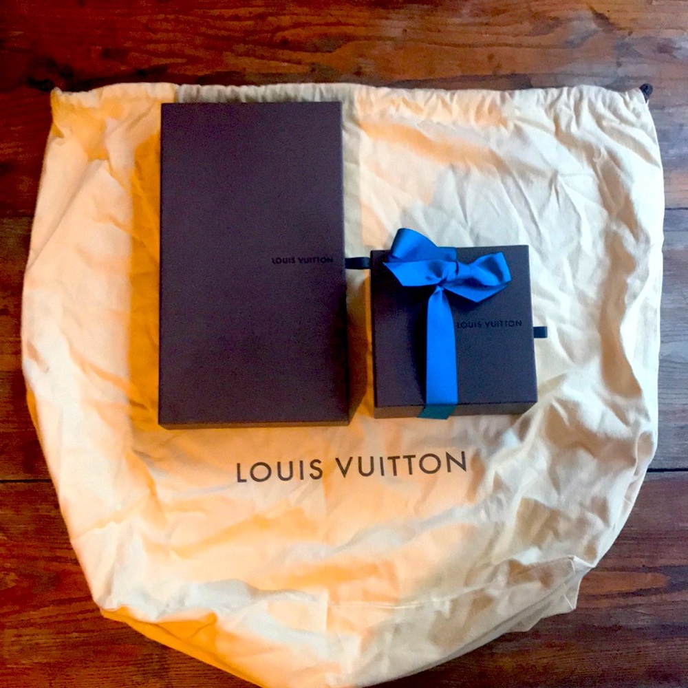 Louis Vuitton boxes and dust bags
